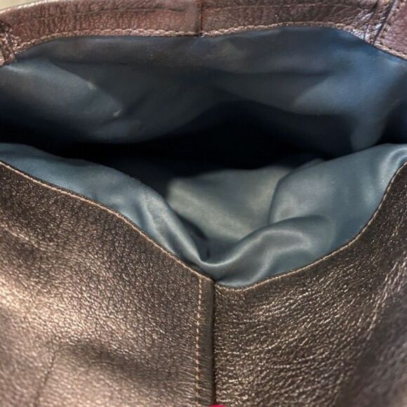 Coach Bronze Metallic Shoulder Bag - Picture 9 of 15